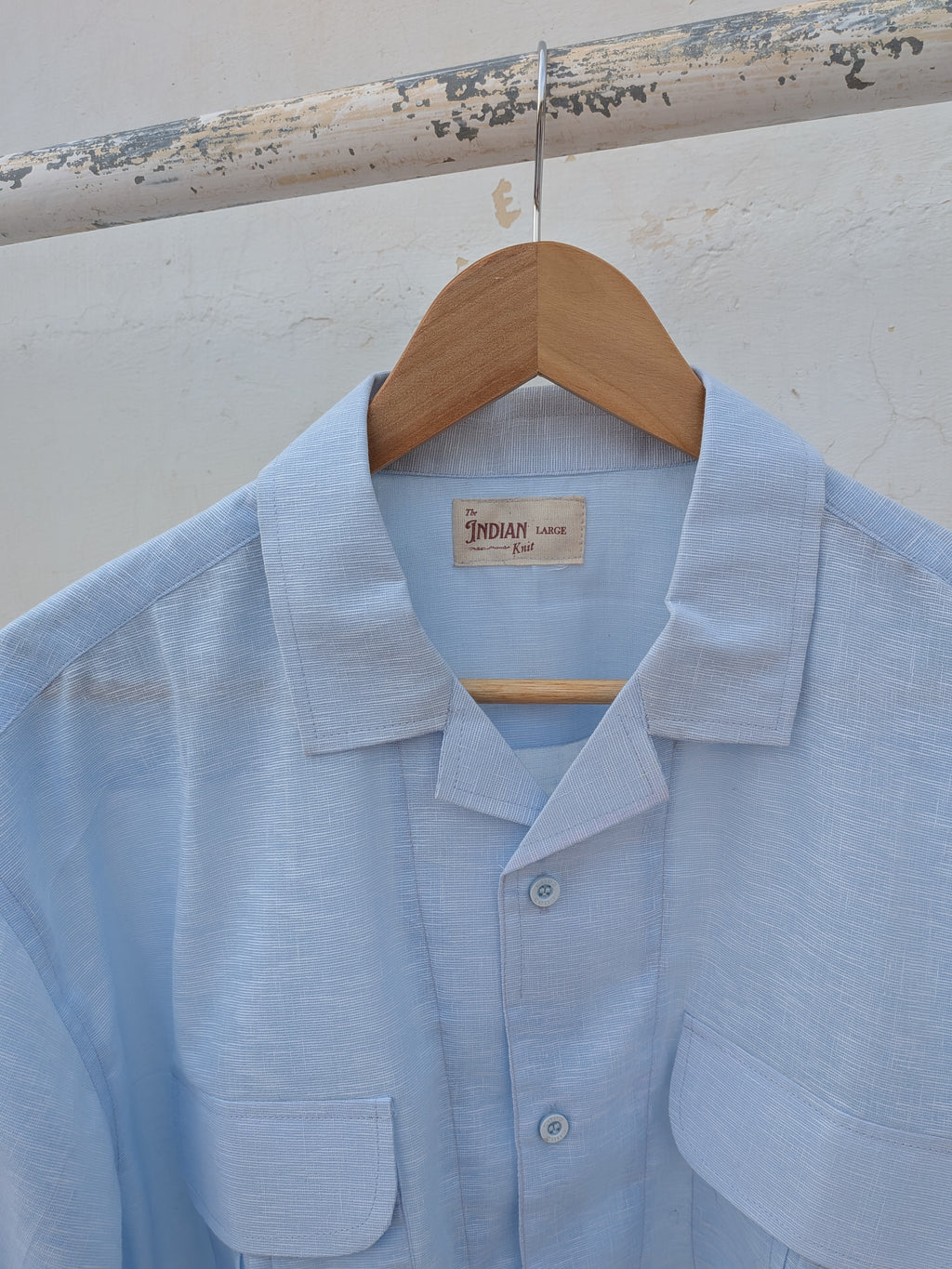 Sky Serenity Pastel Blue Shirt