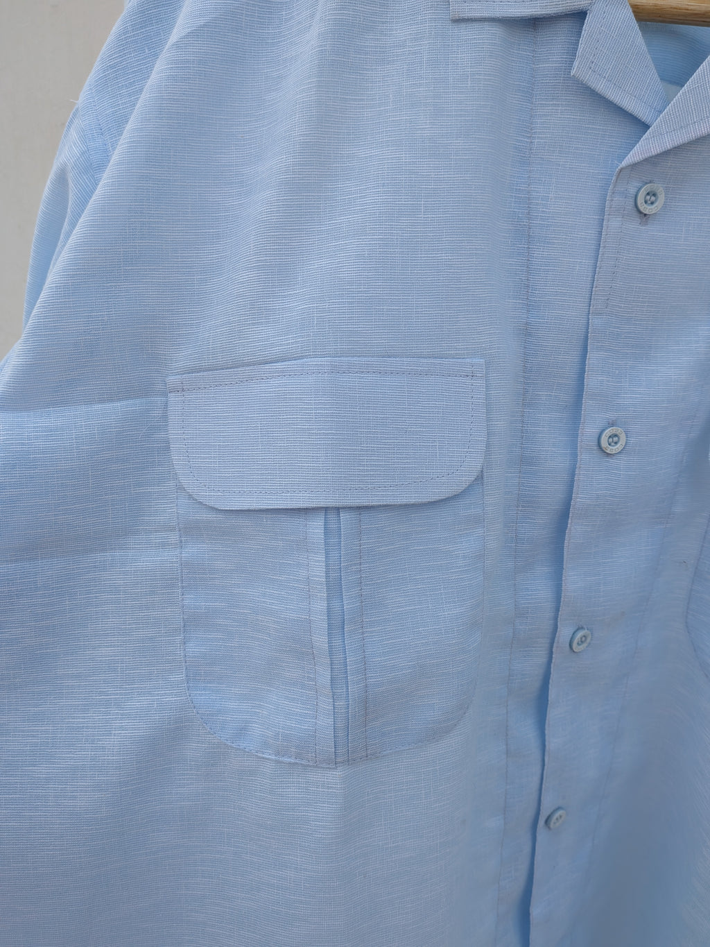 Sky Serenity Pastel Blue Shirt