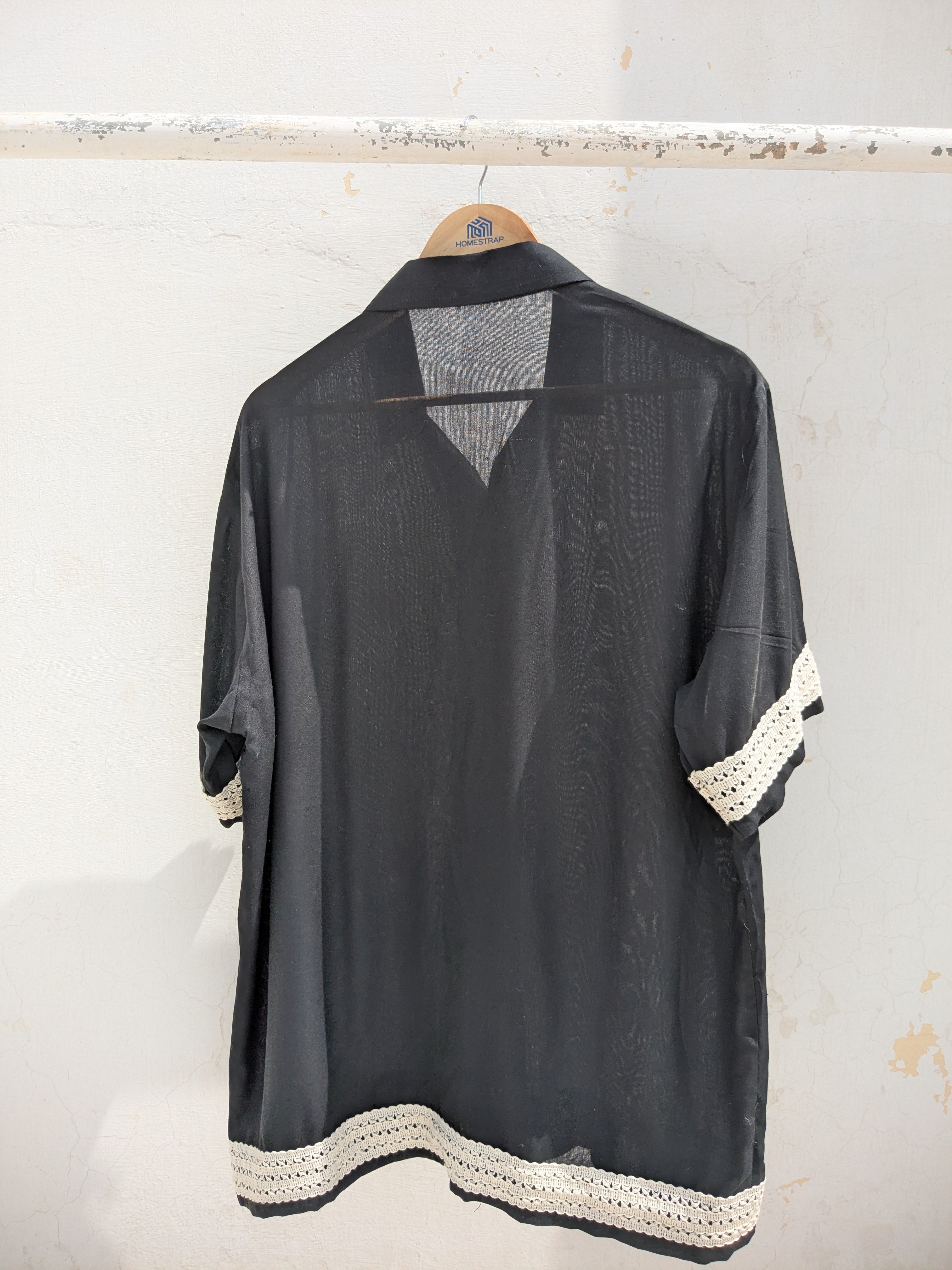 Effortless Lace Shirt (Black)
